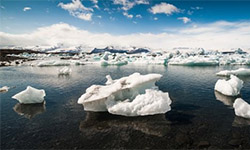 Jokulsarlon gletsjermeer IJsland